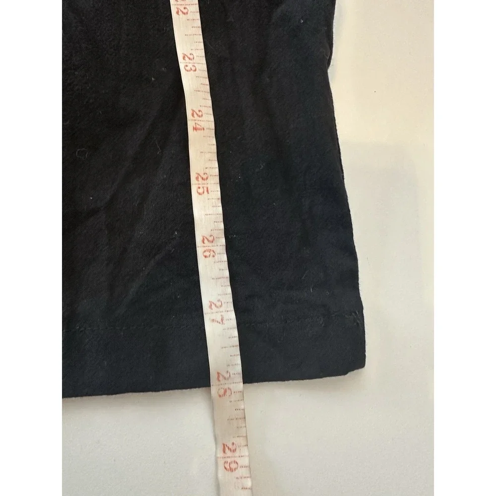 Lulu's   Overall Jumpsuit Women Large‎  Black Sleeveless Wide Leg Cotton Summer